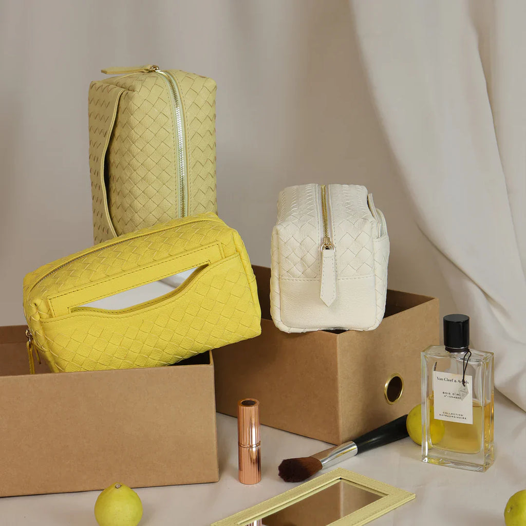 Leather Cosmetic pouch