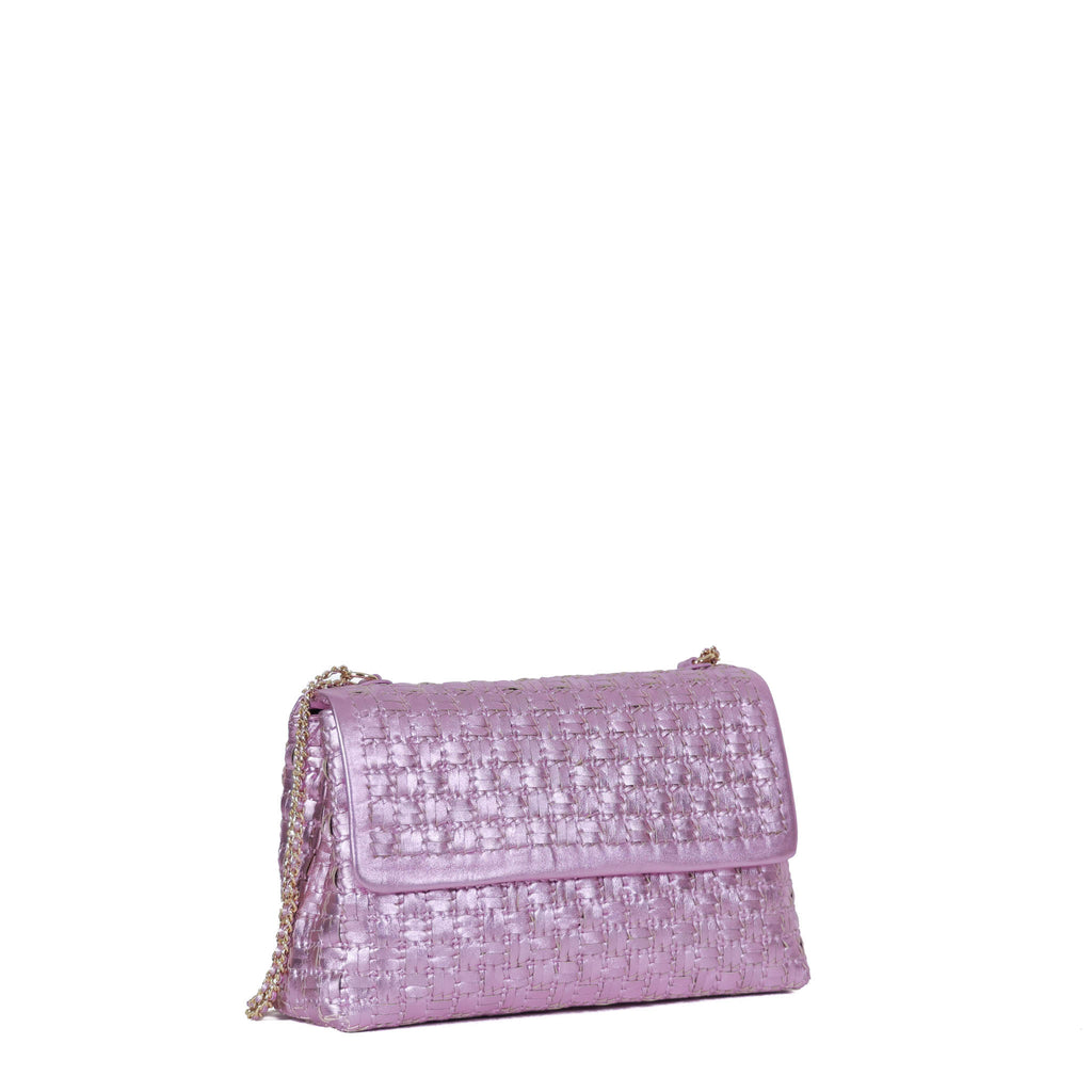 Rose Metallic Handbag