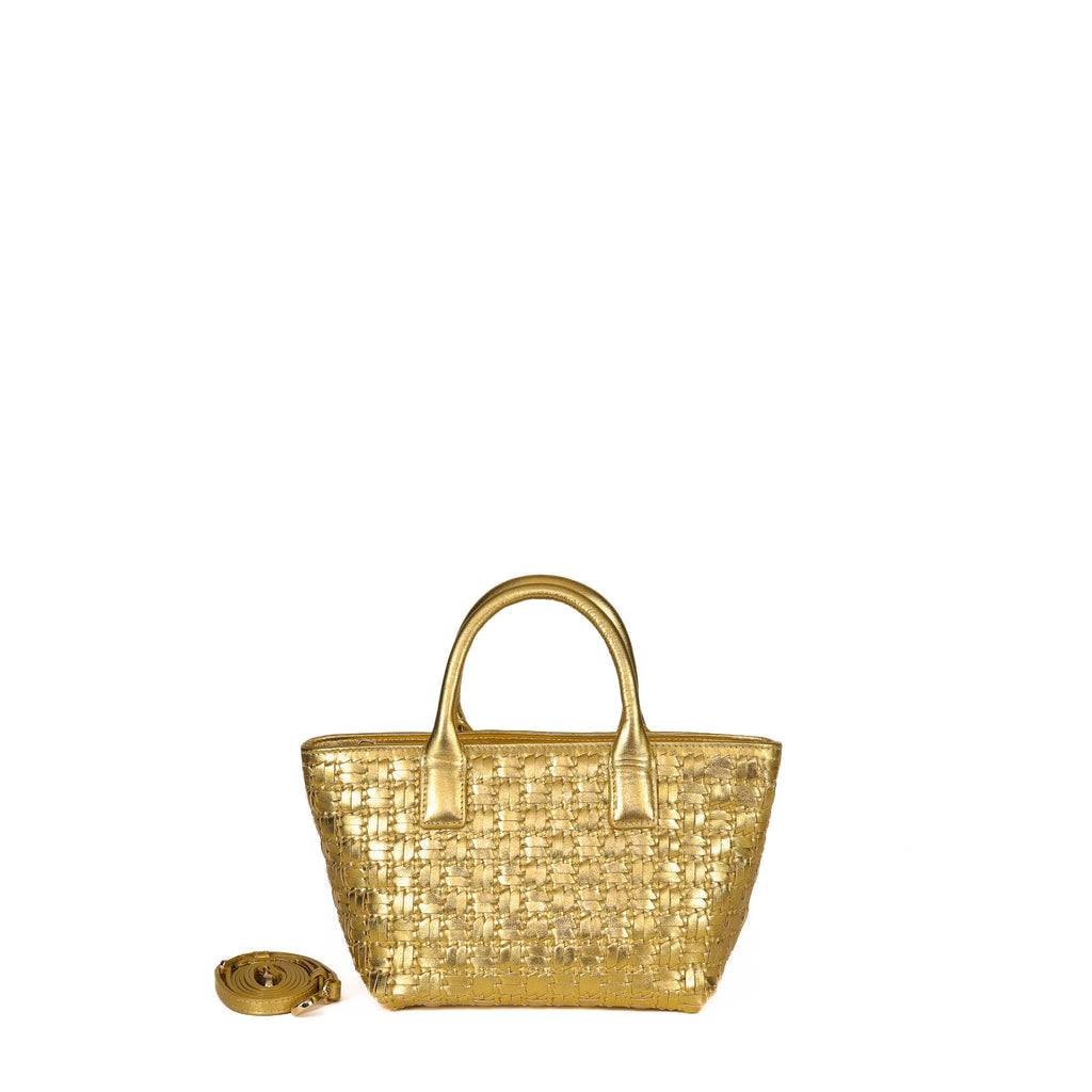 Dark Gold Top Handle Bag