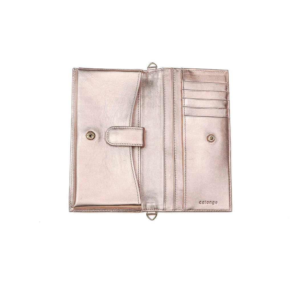Rose Gold Metallic Handbag