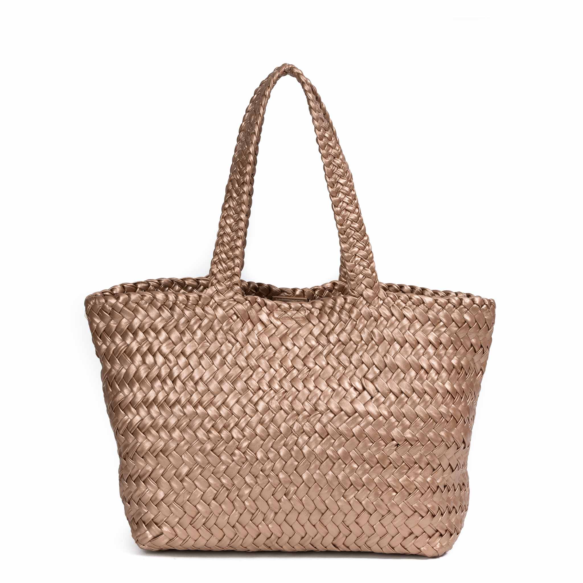CA 1649 TOTE BAG DJ METALLIC ROSE GOLD