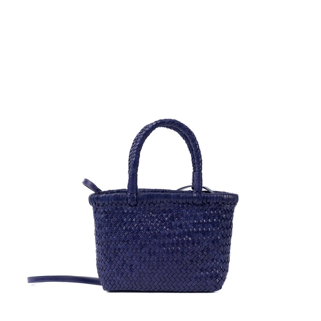 Leather mini top handle and sling bag for women