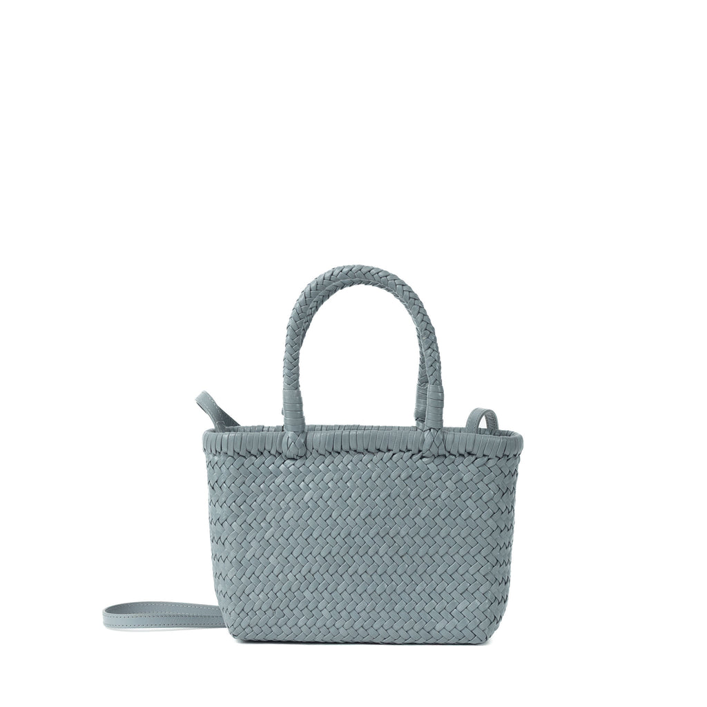 Dual Style leather mini tote & sling bag