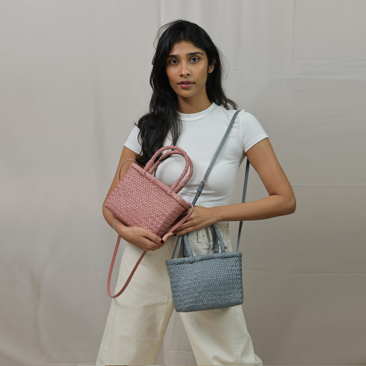 CA 1681 - MLD - MINI TOTE BAG - BLUSH – Calonge