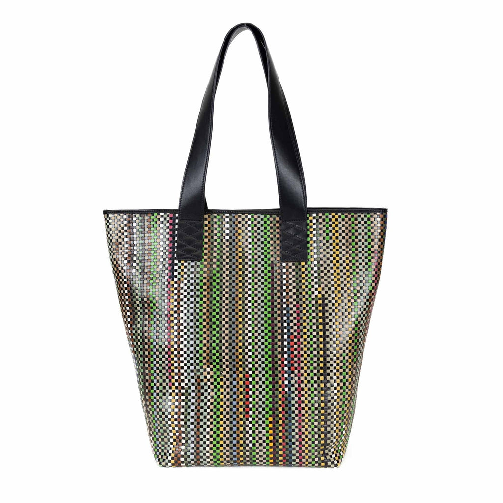 women leather tote bag