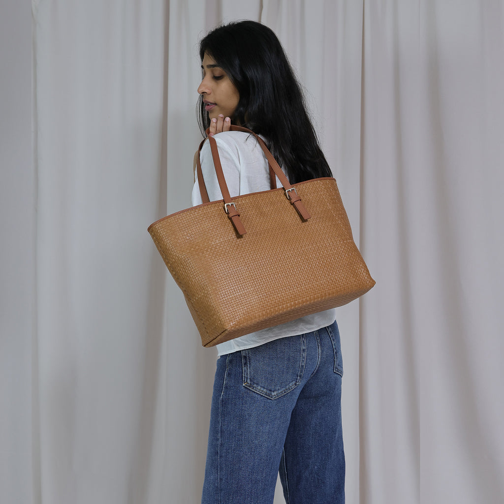 camel tote bag