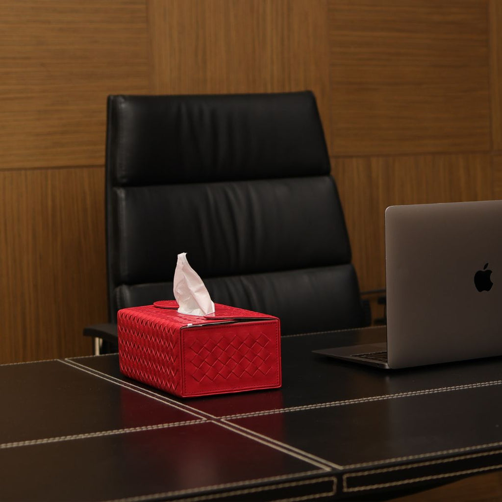 Leather Tissue Box