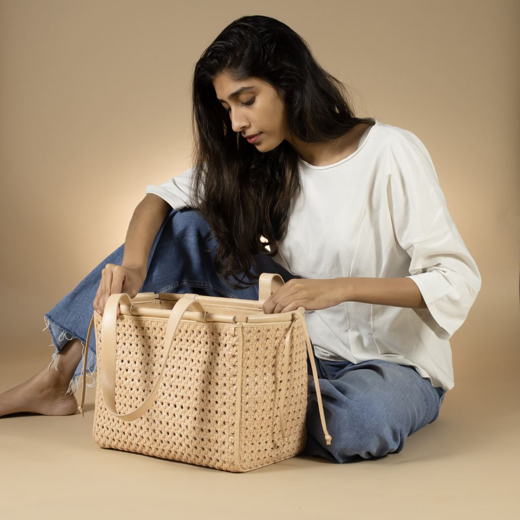 CA 1492 NEW | HANDWOVEN MOULINET | NATURAL - Calonge