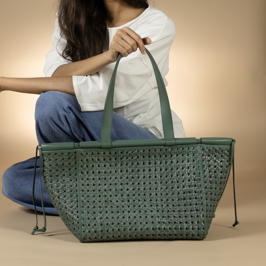 CA 1492 NEW | HANDWOVEN MOULINET | DARK TEAL - Calonge