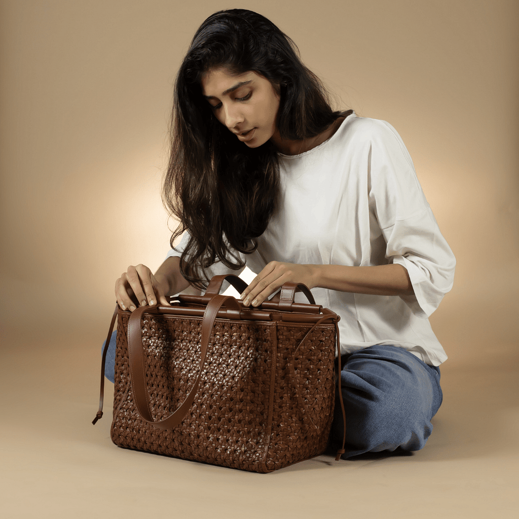 CA 1492 NEW | HANDWOVEN MOULINET | NUTMEG - Calonge