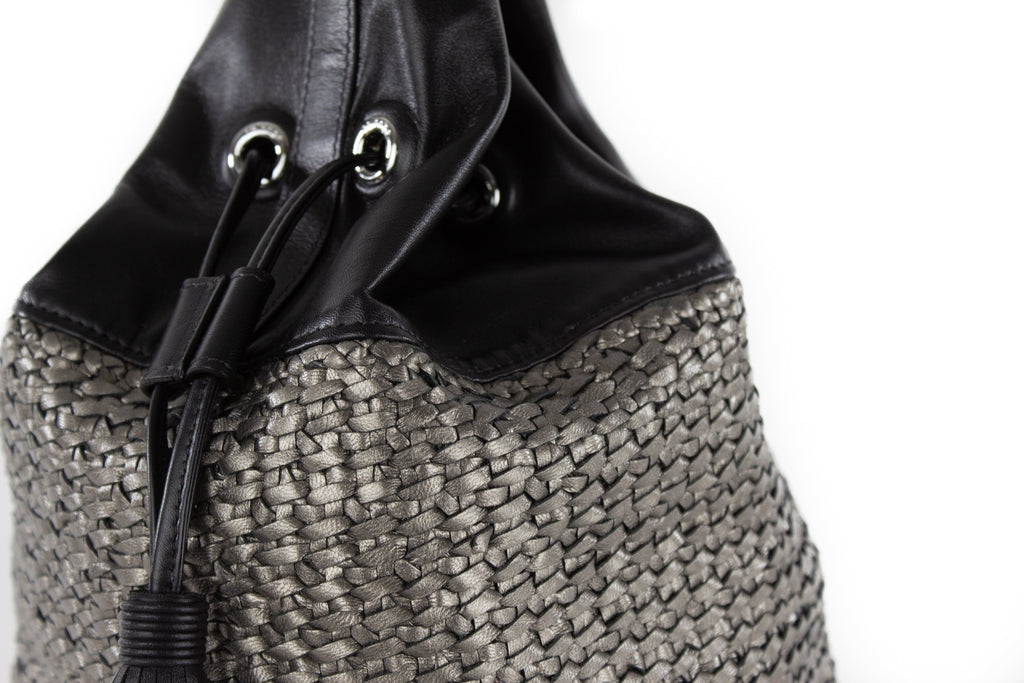 CA 1464 | HANDWOVEN | GUN METAL & BLACK - Calonge