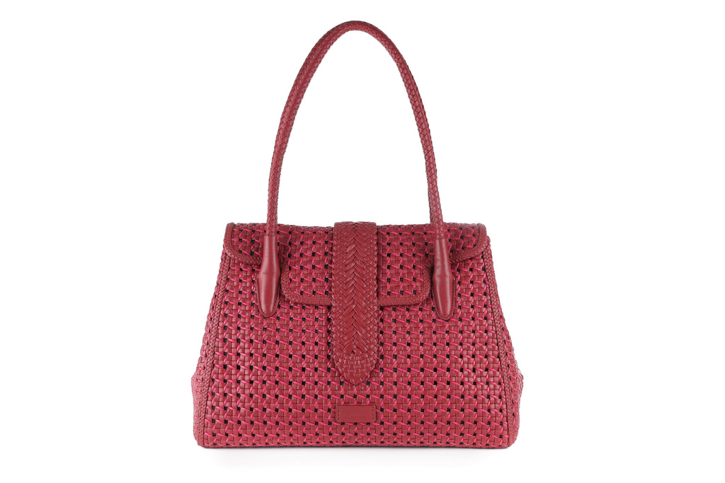 CA 1508 | HANDWOVEN MOULINET | BEETROOT - Calonge
