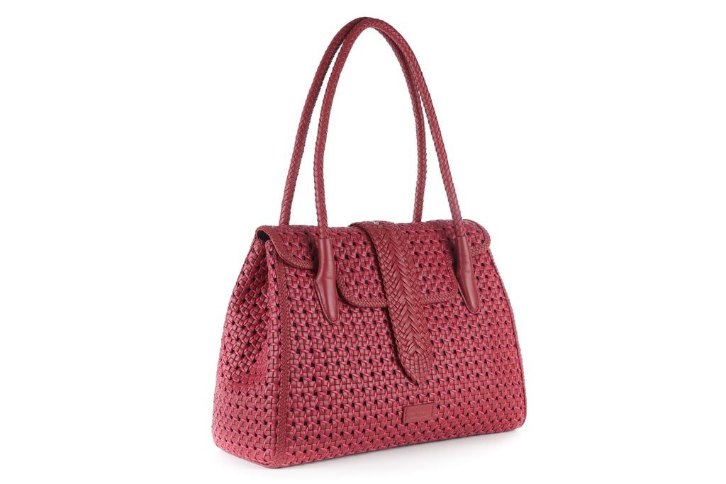 CA 1508 | HANDWOVEN MOULINET | BEETROOT - Calonge