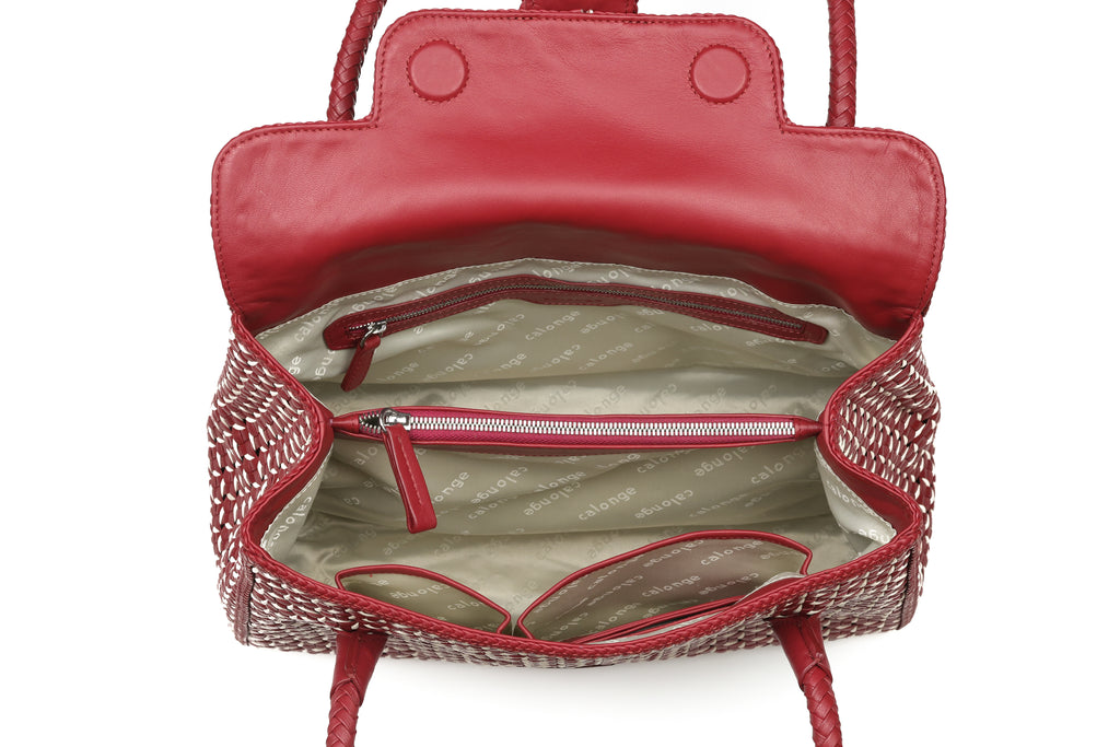 CA 1508 | HANDWOVEN MOULINET | RUBY - Calonge