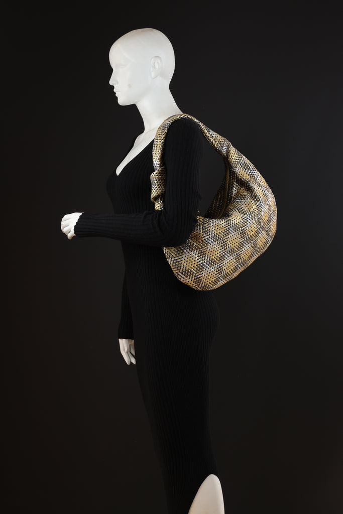 CA 1524 LARGE | HANDWOVEN FREDDY | ASH GOLD - Calonge