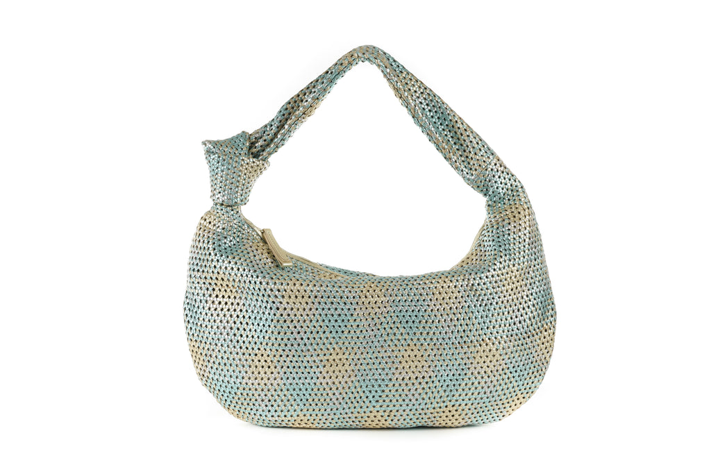 CA 1524 LARGE | HANDWOVEN FREDDY | METALLIC BEACH - Calonge