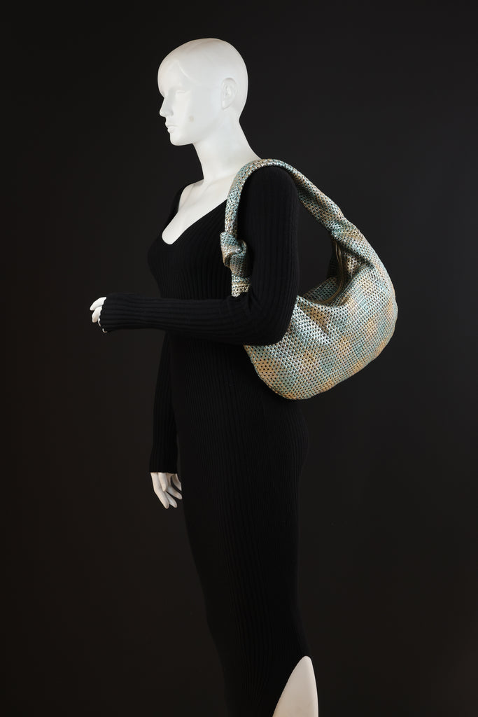CA 1524 LARGE | HANDWOVEN FREDDY | METALLIC BEACH - Calonge
