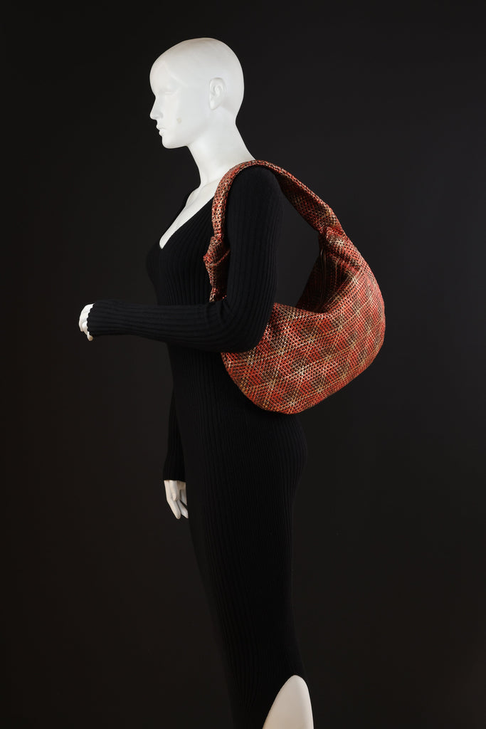 CA 1524 LARGE | HANDWOVEN FREDDY | METALLIC FLAME - Calonge