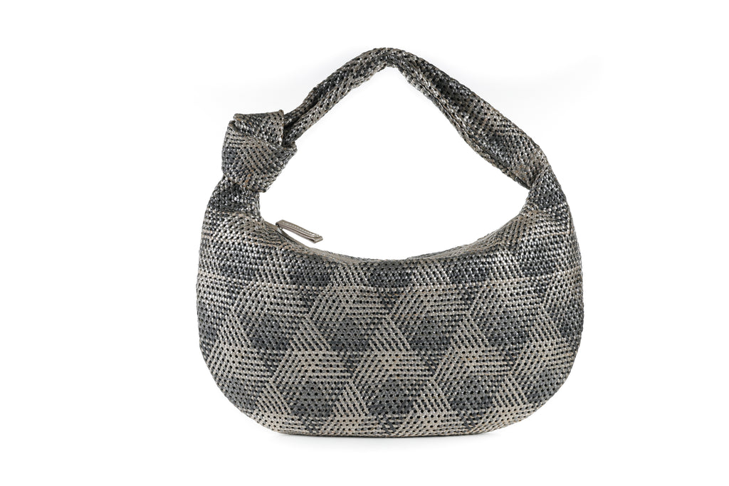CA 1524 LARGE | HANDWOVEN FREDDY | METALLIC IRON - Calonge