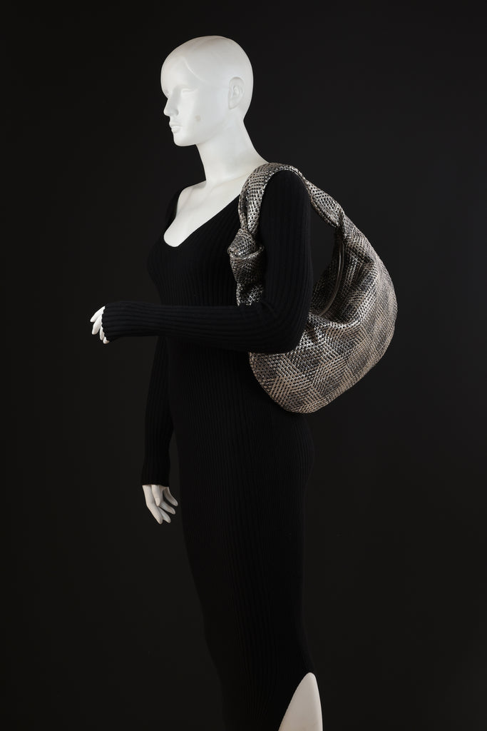 CA 1524 LARGE | HANDWOVEN FREDDY | METALLIC IRON - Calonge