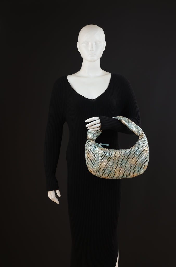 CA 1524 SMALL | HANDWOVEN FREDDY | METALLIC BEACH - Calonge