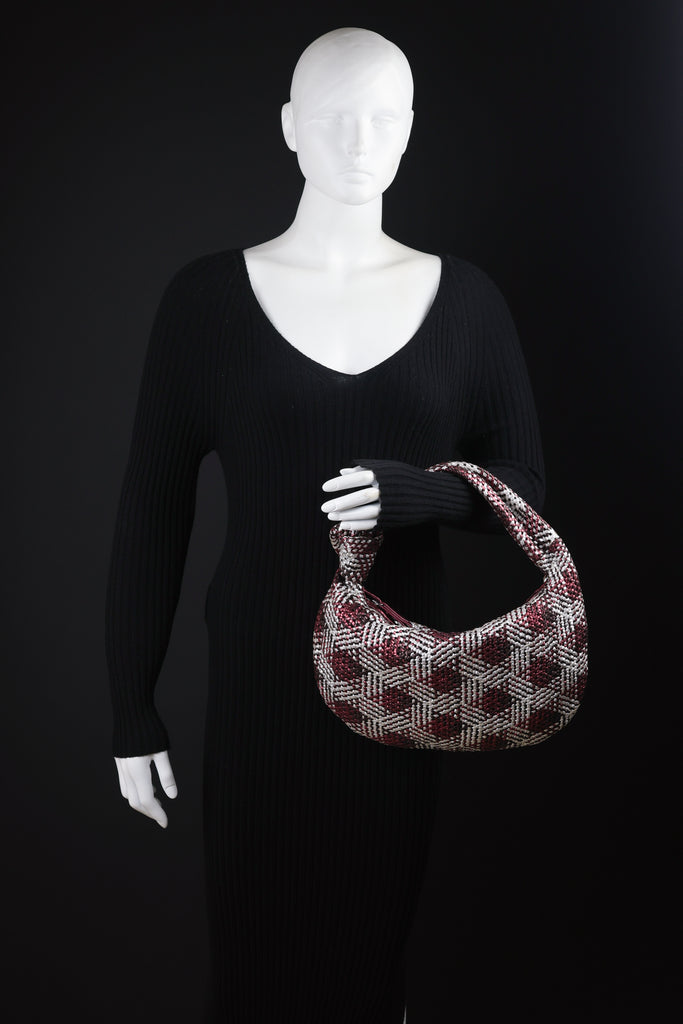 CA 1524 SMALL | HANDWOVEN FREDDY | METALLIC GRAPE - Calonge