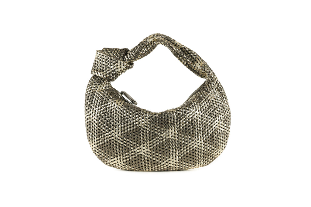 CA 1524 SMALL | HANDWOVEN FREDDY | METALLIC ASH BLONDE - Calonge