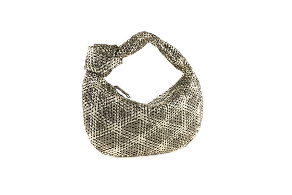 CA 1524 SMALL | HANDWOVEN FREDDY | METALLIC ASH BLONDE - Calonge