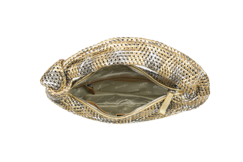 CA 1524 SMALL | HANDWOVEN FREDDY | METALLIC ASH GOLD - Calonge