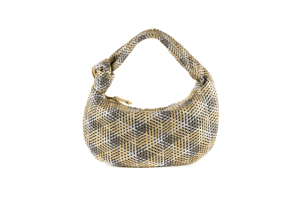 CA 1524 SMALL | HANDWOVEN FREDDY | METALLIC ASH GOLD - Calonge
