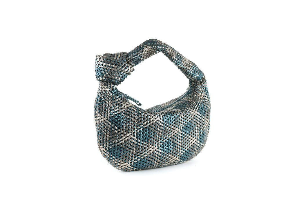 CA 1524 SMALL | HANDWOVEN FREDDY | METALLIC BLUEBERRY - Calonge