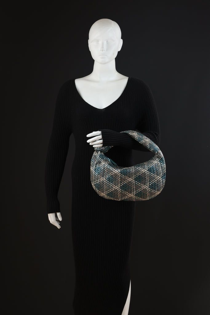 CA 1524 SMALL | HANDWOVEN FREDDY | METALLIC BLUEBERRY - Calonge
