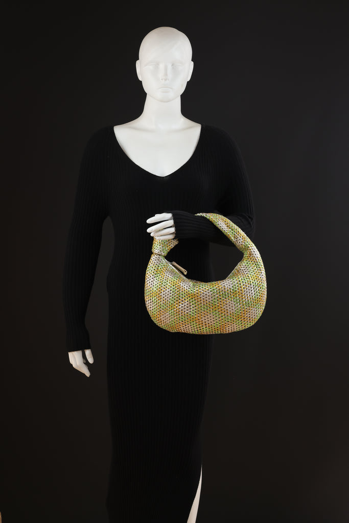 CA 1524 SMALL | HANDWOVEN FREDDY | METALLIC GOOSEBERRY - Calonge