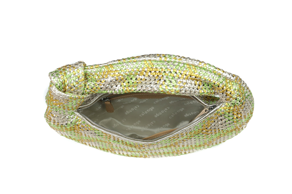 CA 1524 SMALL | HANDWOVEN FREDDY | METALLIC GOOSEBERRY - Calonge