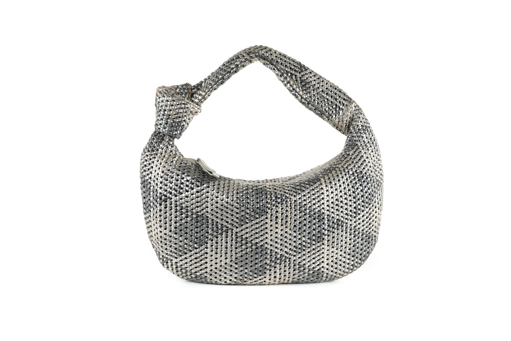 CA 1524 SMALL | HANDWOVEN FREDDY | METALLIC IRON - Calonge