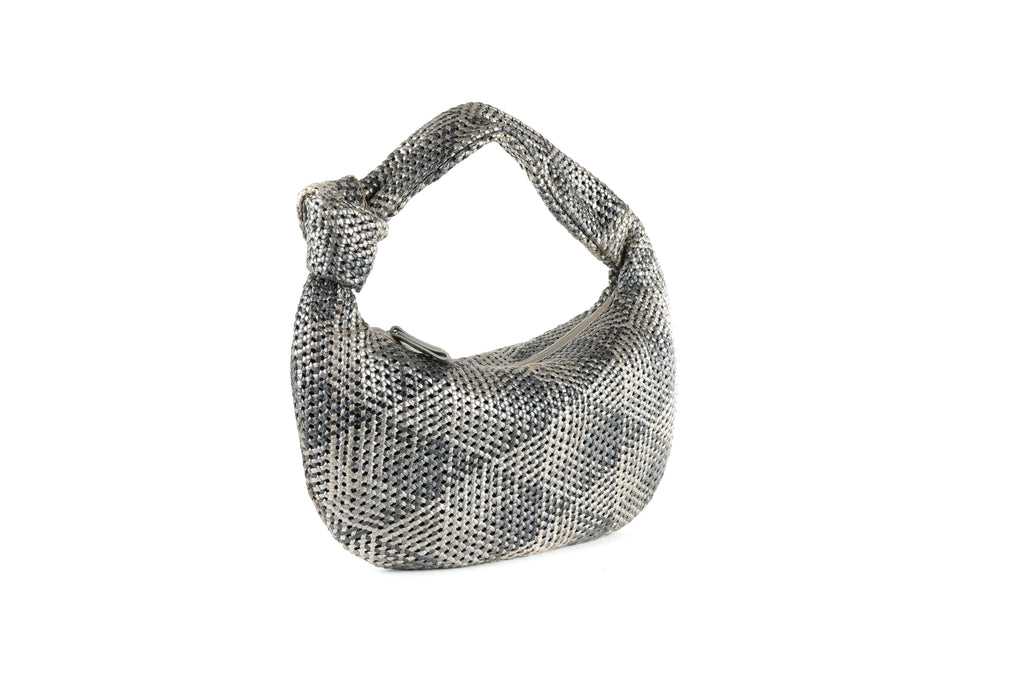 CA 1524 SMALL | HANDWOVEN FREDDY | METALLIC IRON - Calonge