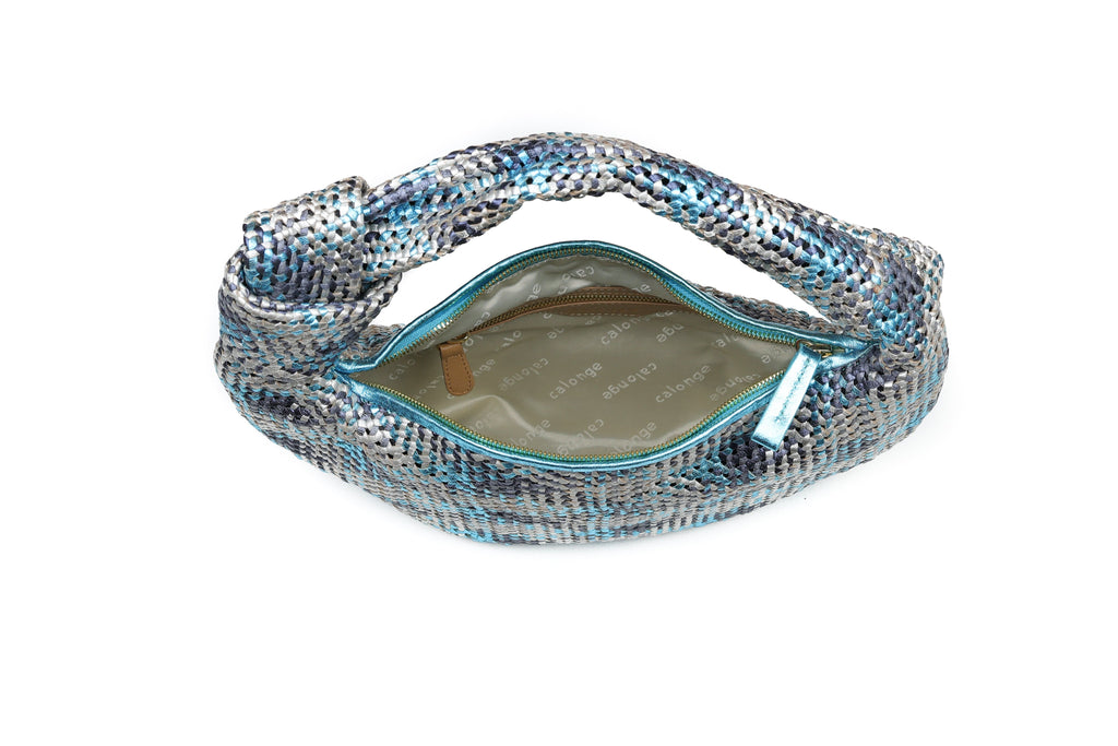 CA 1524 SMALL | HANDWOVEN FREDDY | METALLIC OCEAN - Calonge