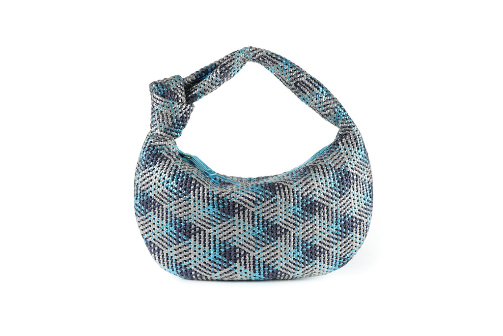 CA 1524 SMALL | HANDWOVEN FREDDY | METALLIC OCEAN - Calonge