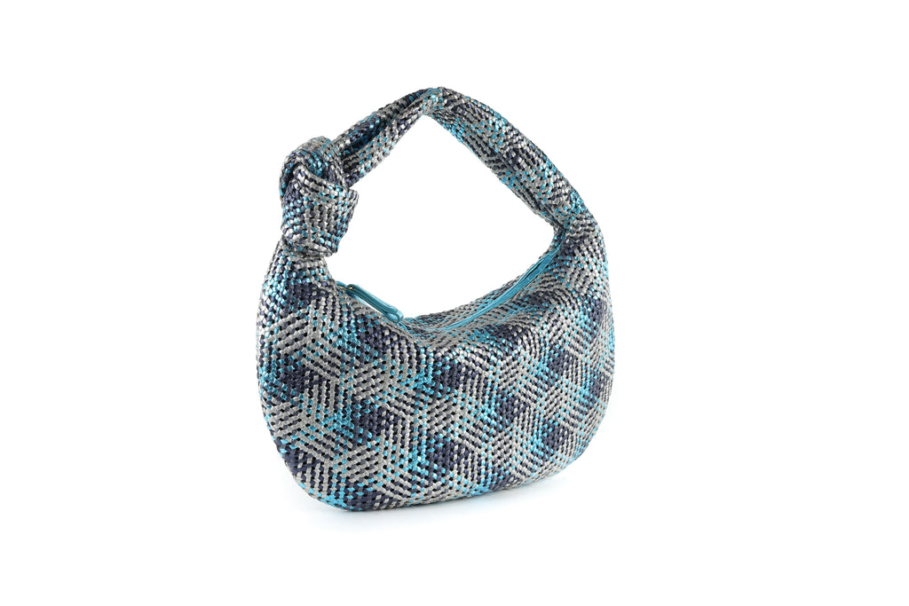 CA 1524 SMALL | HANDWOVEN FREDDY | METALLIC OCEAN - Calonge