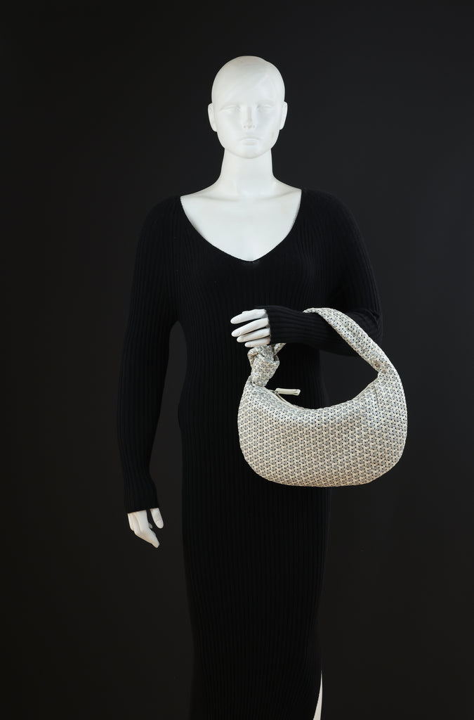 CA 1524 SMALL | HANDWOVEN FREDDY | METALLIC OYSTER - Calonge