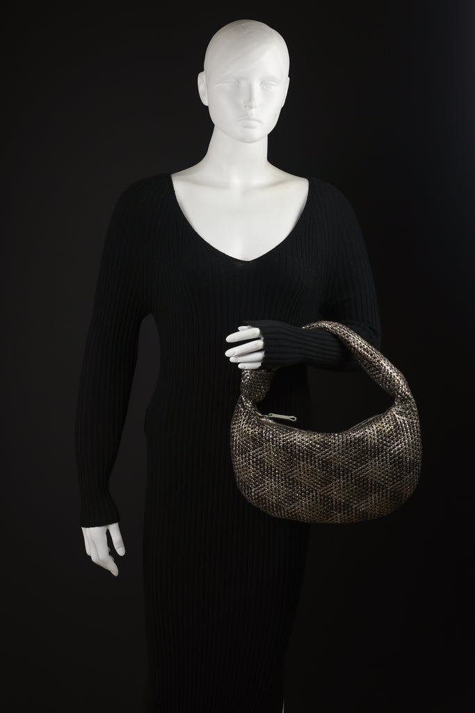 CA 1524 SMALL | HANDWOVEN FREDDY | METALLIC SILVERSTONE - Calonge
