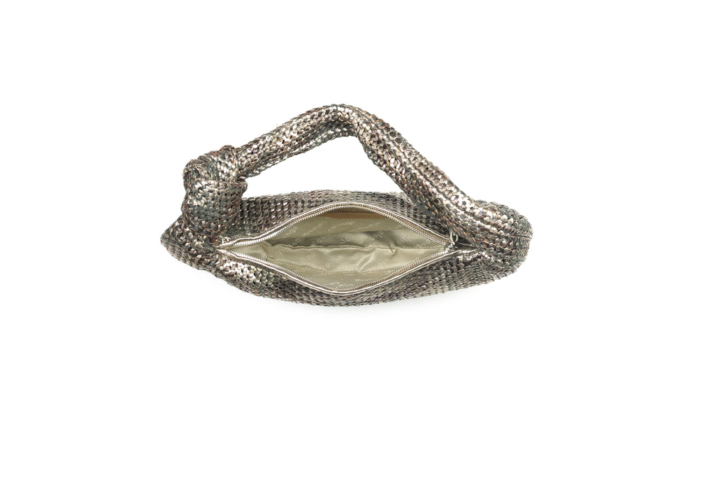 CA 1524 SMALL | HANDWOVEN FREDDY | METALLIC SILVERSTONE - Calonge