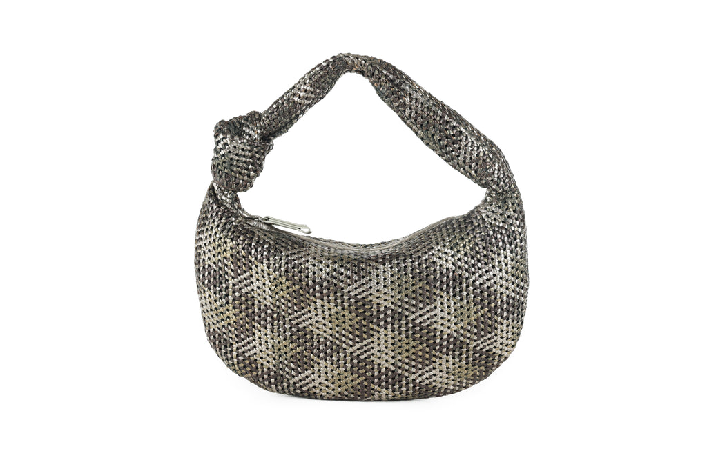 CA 1524 SMALL | HANDWOVEN FREDDY | METALLIC SILVERSTONE - Calonge