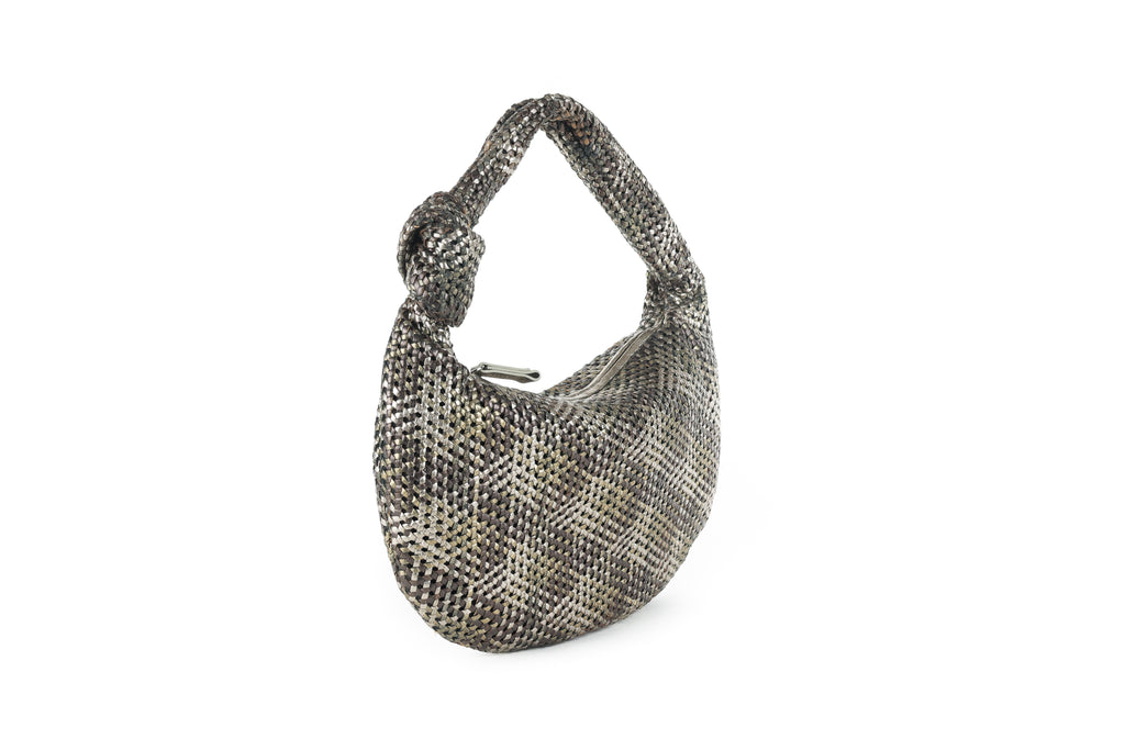 CA 1524 SMALL | HANDWOVEN FREDDY | METALLIC SILVERSTONE - Calonge