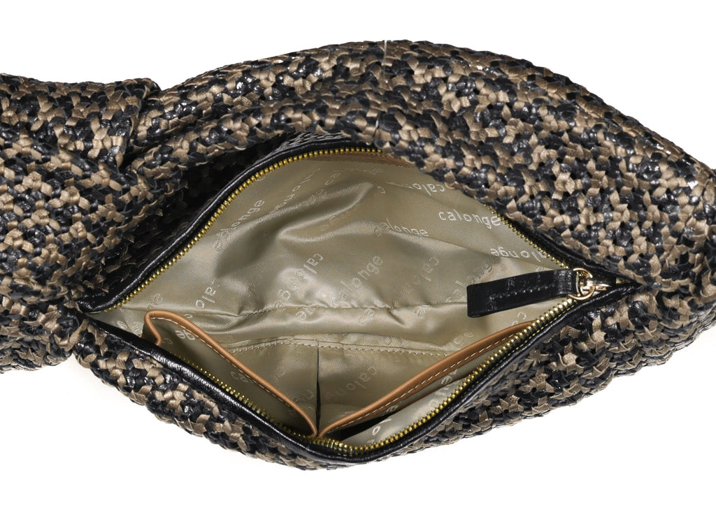 CA 1524 SMALL | HANDWOVEN FREDDY | METALLIC ONYX - Calonge