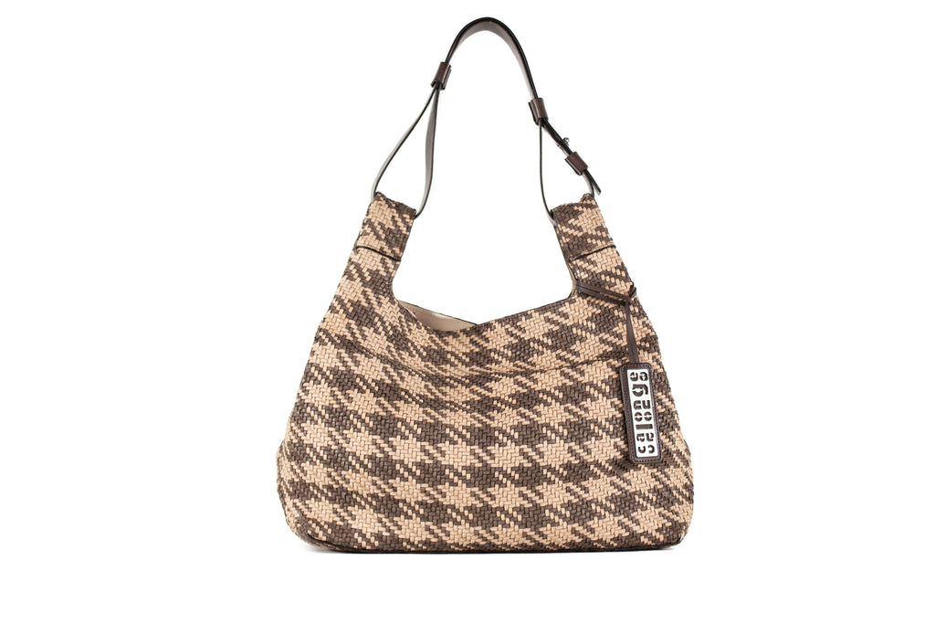CA PVB 131 | WOVEN HOUNDSTOOTH | TAUPE MULTI - Calonge