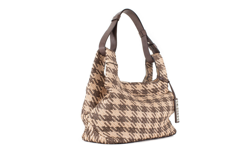 CA PVB 131 | WOVEN HOUNDSTOOTH | TAUPE MULTI - Calonge