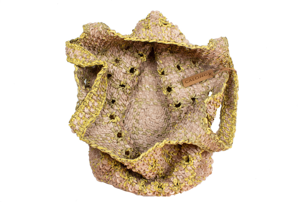 CA PVB 141 | CANOPY IRIS weave | NATURAL YELLOW - Calonge