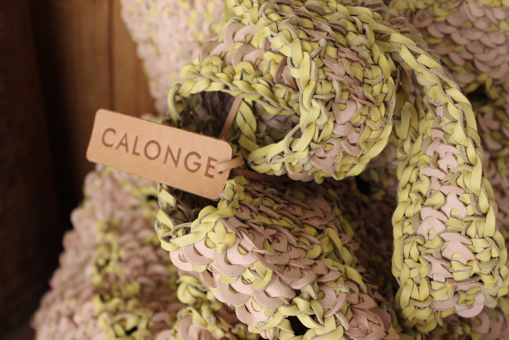 CA PVB 141 | CANOPY IRIS weave | NATURAL YELLOW - Calonge
