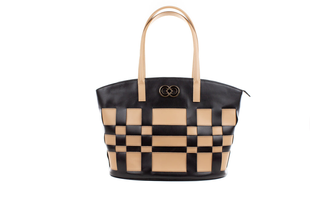 CA MAR2102 | WOVEN | BLACK & BEIGE - Calonge